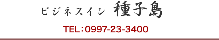 ビジネスイン種子島【TEL：0997-23-3400】